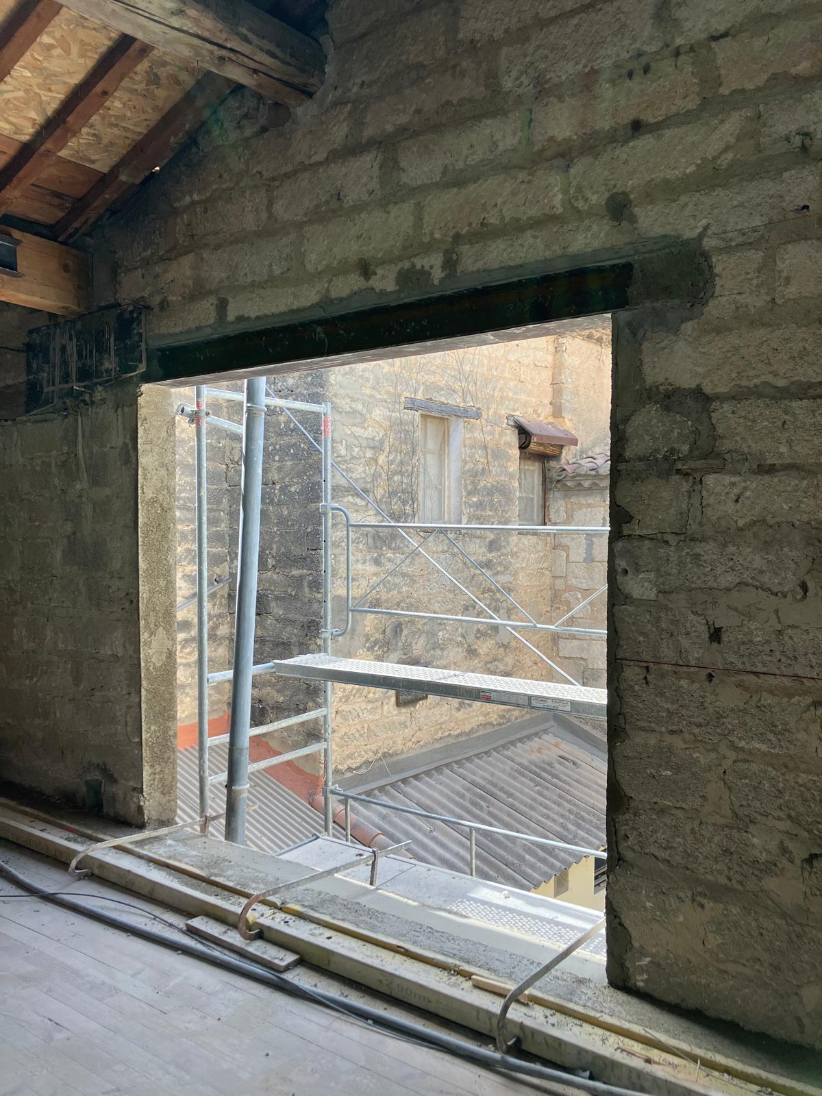 Rénovation totale d'une maison en pierre & bassin